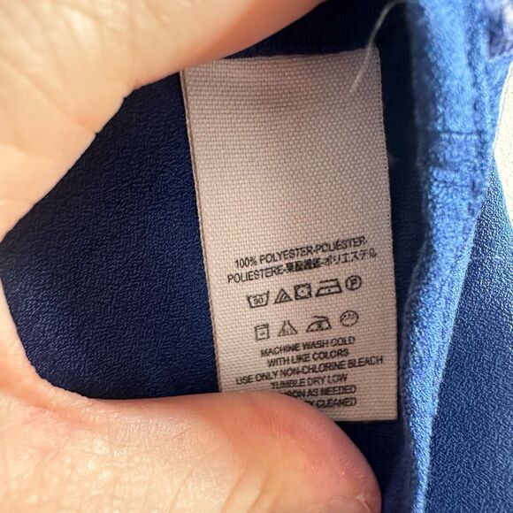 Free People Women’s Extra Small Royal Blue Tank Top Blouse - Picture 5 of 7